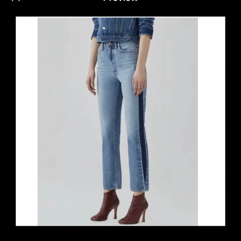 AGOLDE PINCH WAIST HI RISE KICK JEANS - Picture 2 of 16